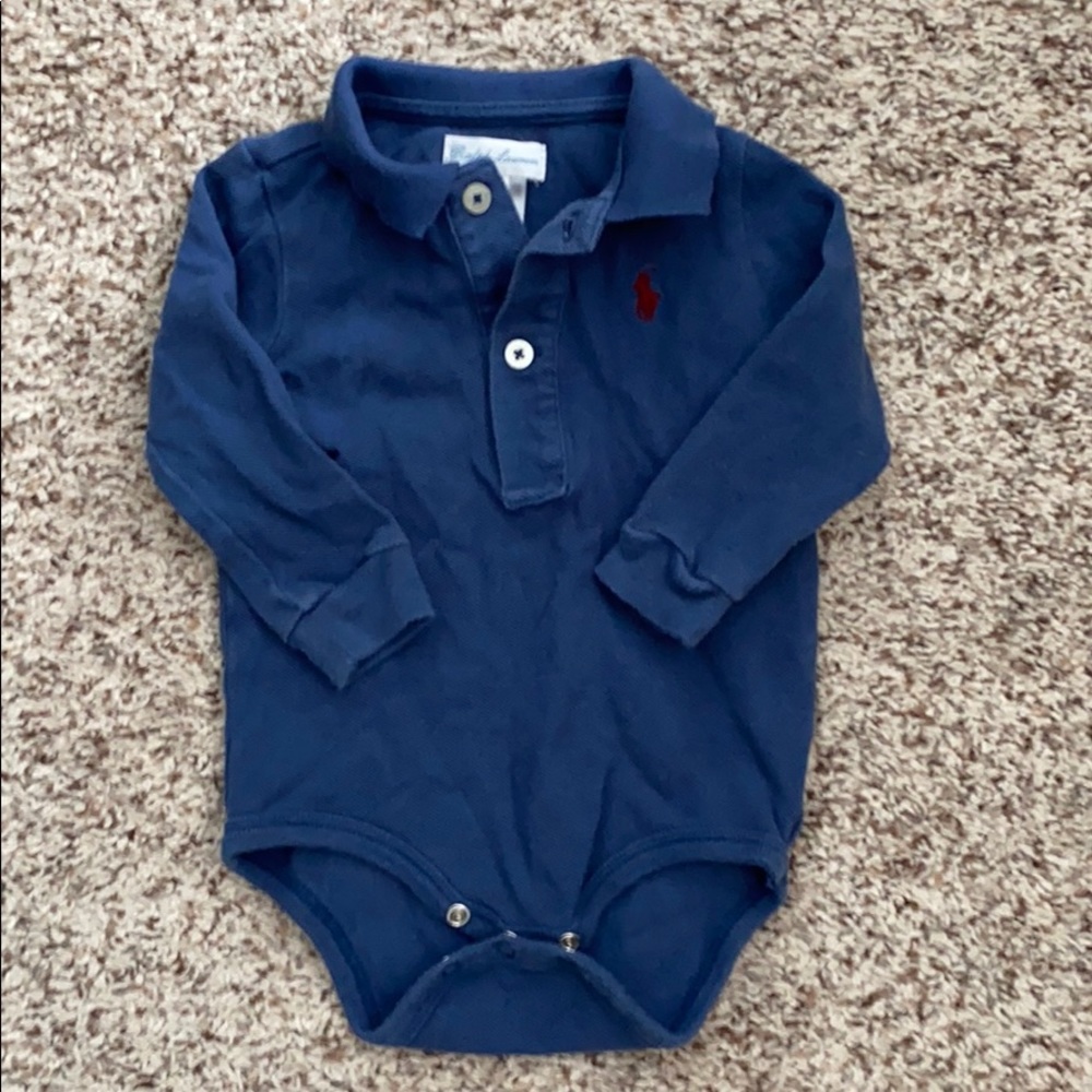 Boys 6M Polo by Ralph Lauren long sleeve onesie